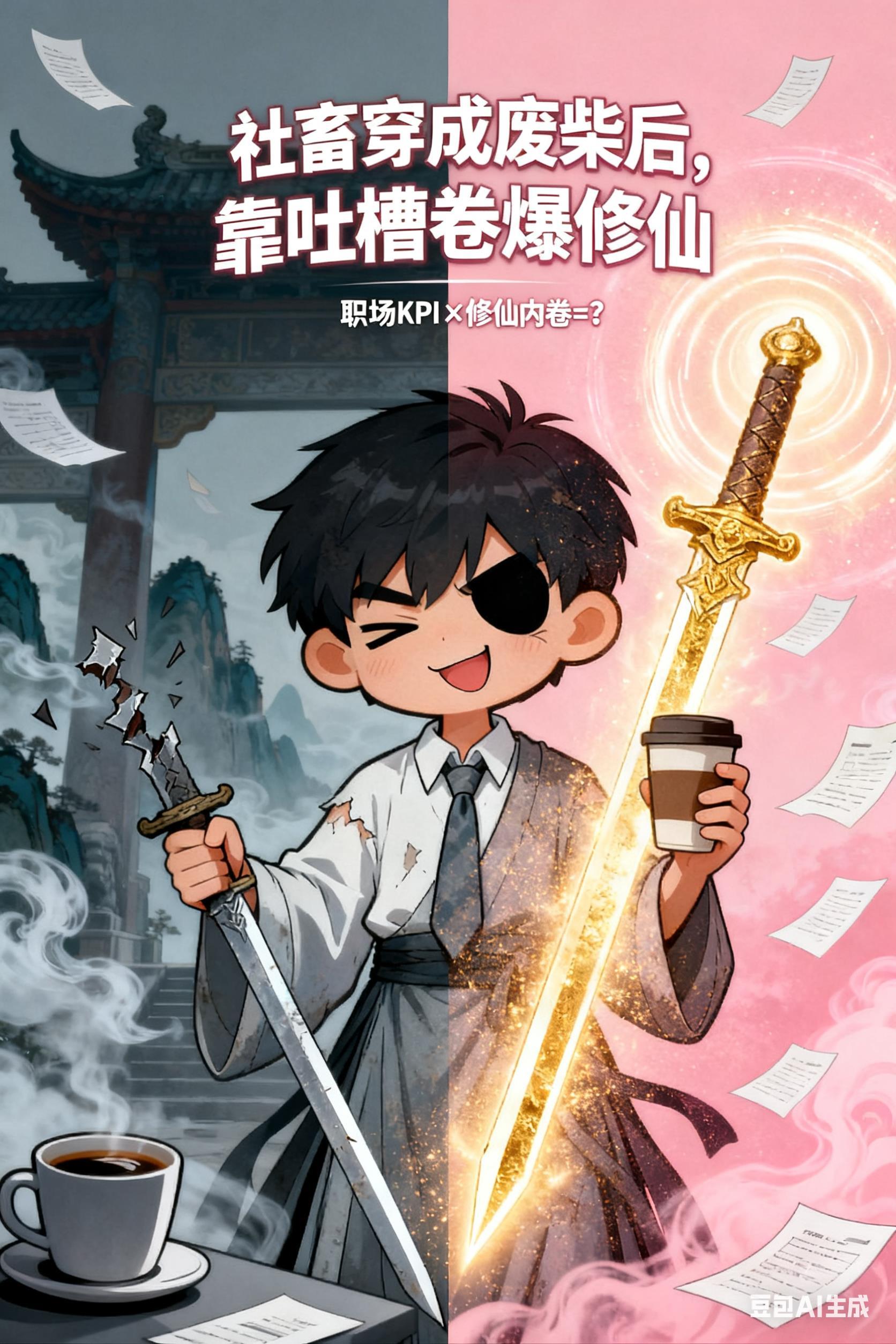 我穿越成了一口棺材封面